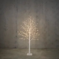 Edelman Albero Bianco con 288 LED Bianco Classico con Timer