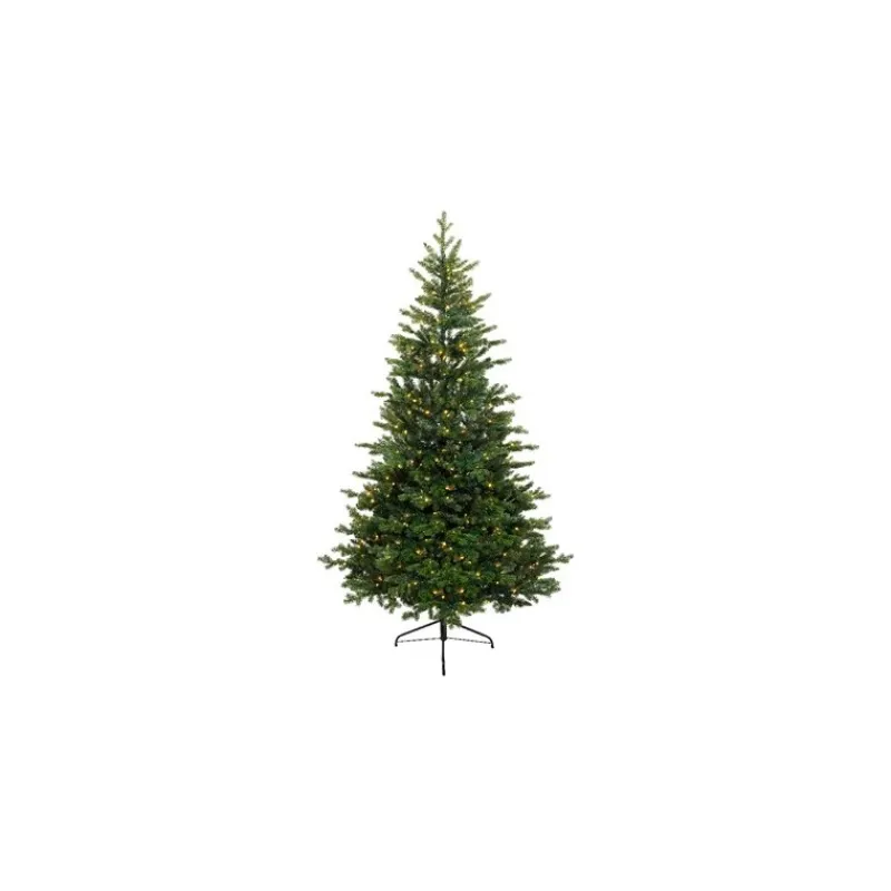 Kaemingk Albero di Natale Allison Illuminato h240Ø152cm PE+PVC