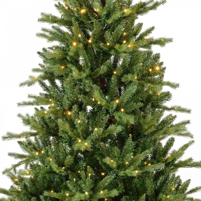 Kaemingk Albero di Natale Allison Illuminato h240Ø152cm PE+PVC