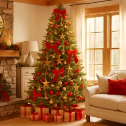 Edelman Albero di Natale Clive Slim Verde h230 Ø122m PE+PVC