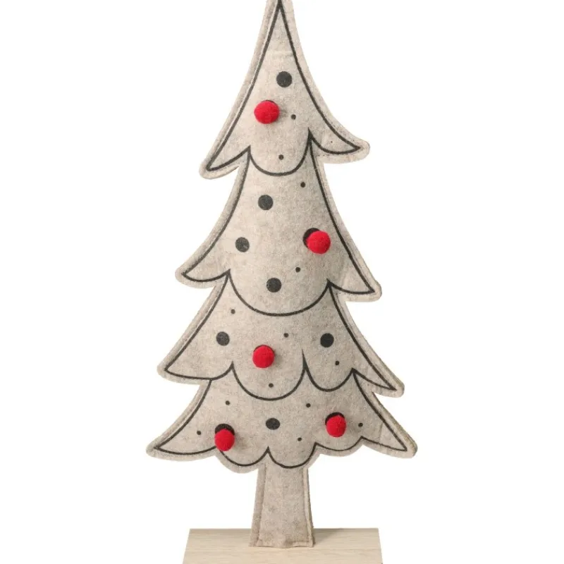 Koopman Albero di Natale in Feltro 42 cm. Pezzo Singolo