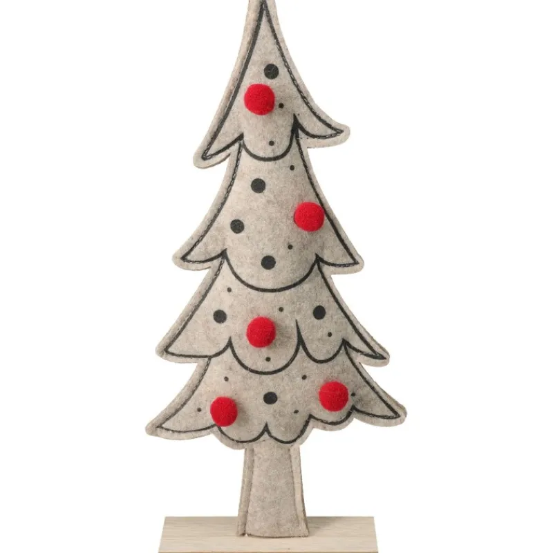 Koopman Albero di Natale in Feltro 34 cm. Pezzo Singolo