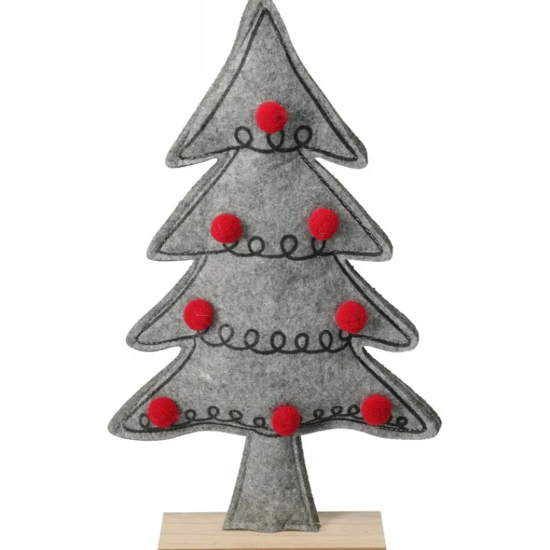 Koopman Albero di Natale in Feltro 34 cm. Pezzo Singolo
