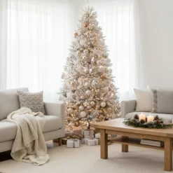 Magic Tree Albero di Natale Lincoln White h180Ø110cm PE