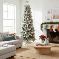 Magic Tree Albero di Natale Russel Innevato h180Ø65cm PE+PVC