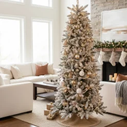 Magic Tree Albero di Natale Russel Innevato h210Ø70cm PE+PVC