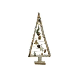 Kaemingk Albero di Natale stilizzato luminoso Naturale dim 8.5x30x67 cm