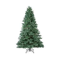Kaemingk Albero di Natale Trondheim Verde/Blue h300Ø180cm PE+PVC