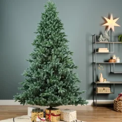 Kaemingk Albero di Natale Trondheim Verde/Blue h300Ø180cm PE+PVC