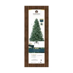 Kaemingk Albero di Natale Trondheim Verde/Blue h300Ø180cm PE+PVC