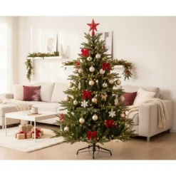 Kaemingk Albero di Natale Verdon h210Ø132cm PE+PVC