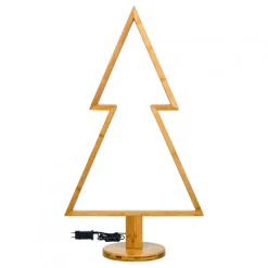 Lotti Albero Natale Abete con Base H90cm LED BIANCO CALDO