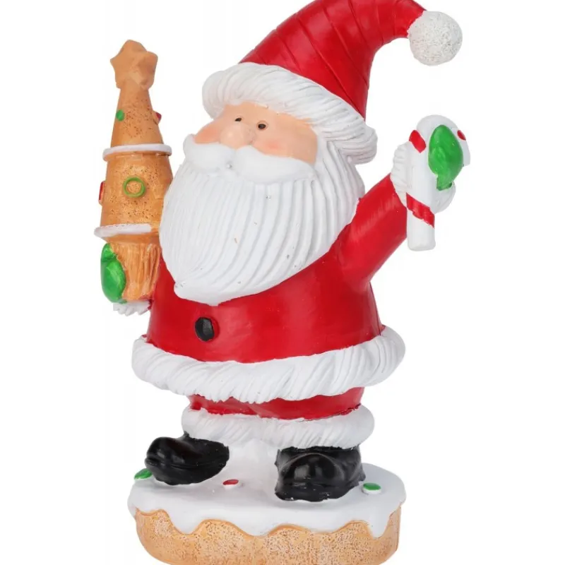 Koopman Babbo Natale in Resina 10x14 cm. Pezzo Singolo