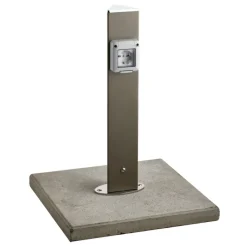 Acquapoint Base in Cemento Standard Grigio per Fontane Ground Aquapoint