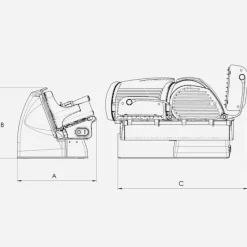 Berkel Affettatrice Home Line 200 Plus colore Matt Nero