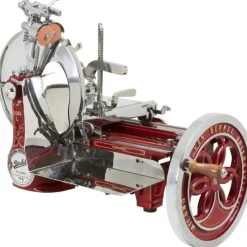 Berkel Affettatrice Volano Fiorato L16 colore Rosso - Decori Oro