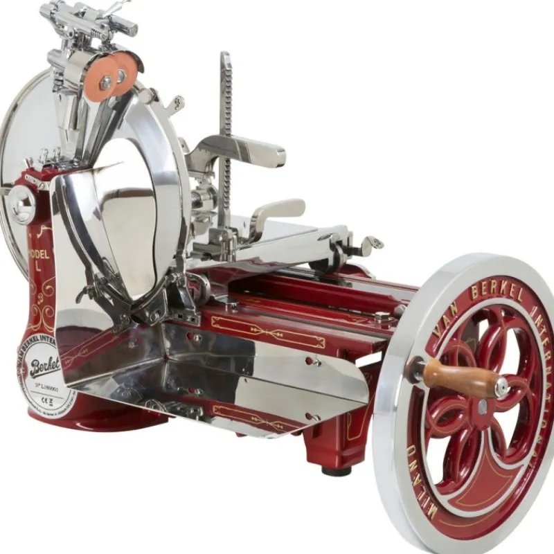 Berkel Affettatrice Volano Fiorato L16 colore Rosso - Decori Oro