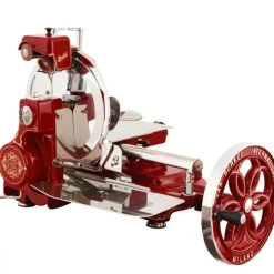 Berkel Affettatrice Volano Fiorato B114 colore Rosso - Decori Oro
