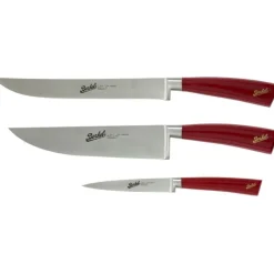 Berkel Elegance Set 3 coltelli chef Rosso