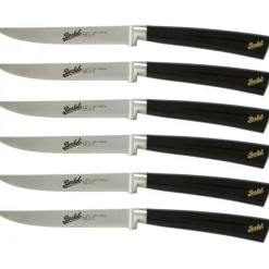 Berkel Elegance Set 6 coltelli da bistecca in acciaio Nero