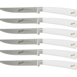 Berkel Elegance Set 6 coltelli da bistecca in acciaio Bianco