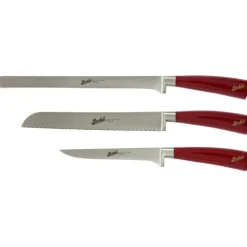 Berkel Elegance Set prosciutto 3 coltelli Rosso