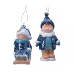 Kaemingk Bimbi da Appendere Bianco/Azzurro. Pezzo Singolo