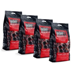 Weber BUNDLE 4 x Sacco da 8 kg di Bricchetti Cod. 17591