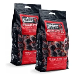 Weber BUNDLE 2 x Sacco da 8 kg di Bricchetti Cod. 17591