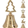 Koopman Campanella in Alluminio 5x10 Cm Oro. Pezzo Singolo