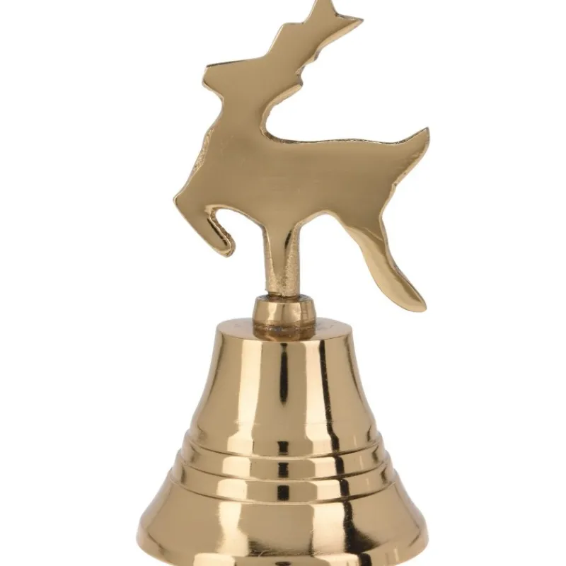 Koopman Campanella in Alluminio 5x10 Cm Oro. Pezzo Singolo