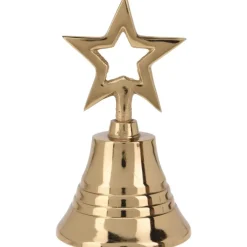 Koopman Campanella in Alluminio 5x10 Cm Oro. Pezzo Singolo