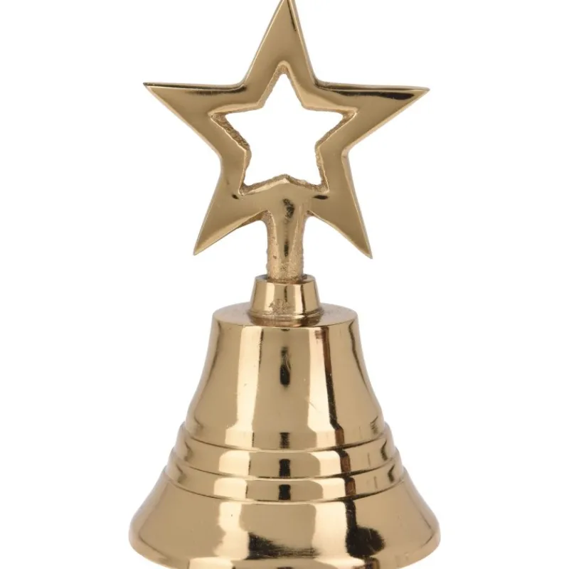 Koopman Campanella in Alluminio 5x10 Cm Oro. Pezzo Singolo