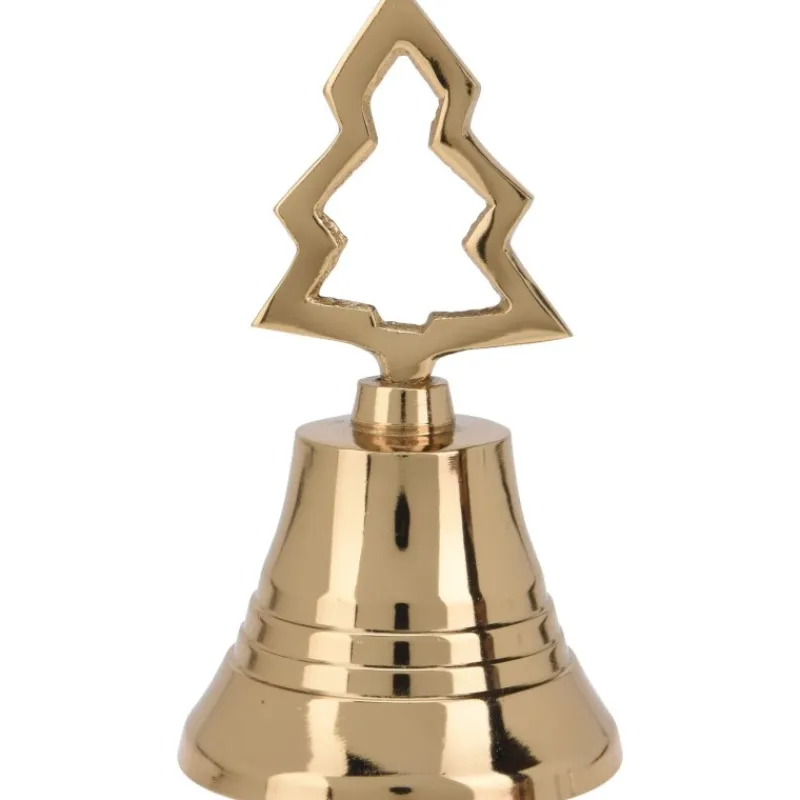 Koopman Campanella in Alluminio 5x10 Cm Oro. Pezzo Singolo