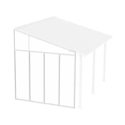 Canopia 3 m Parete laterale Pergola Bianco