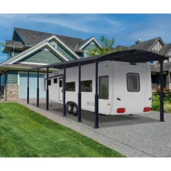 Canopia Alpine Alto RV Carport in Alluminio 3.6 X 13 m
