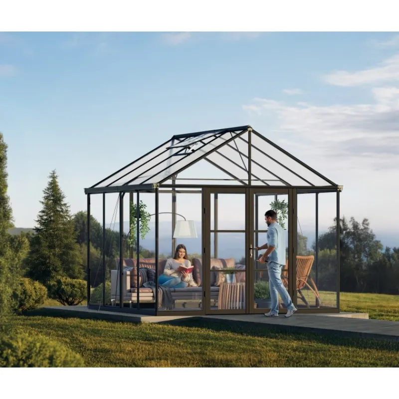 Canopia ARIA Ibrida Serra Da Giardino in Policarbonato 308x304x285 cm- Nero