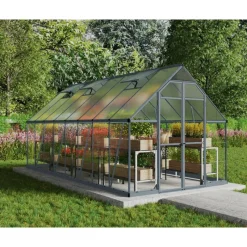 Canopia Balance Ibrida Serra Da Giardino in Policarbonato 487X244X229 cm Grigio