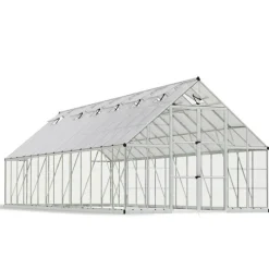 Canopia Balance Ibrida Serra Da Giardino in Policarbonato 844X304X257 cm Argento