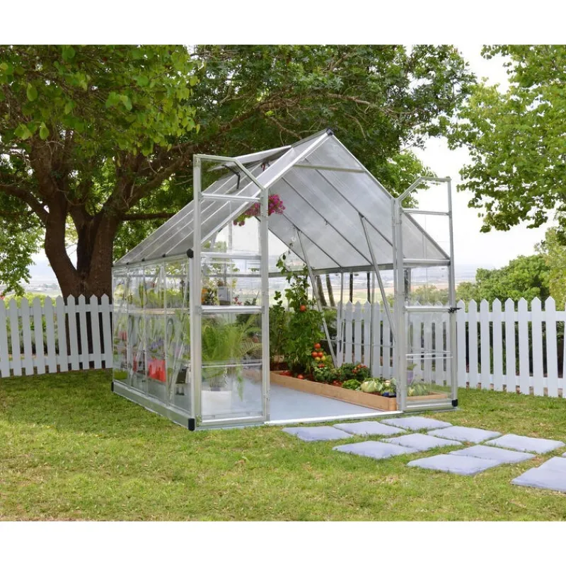 Canopia Balance Ibrida Serra Da Giardino in Policarbonato 247X244x229 cm Argento