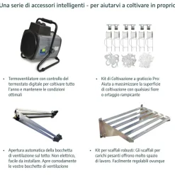 Canopia Balance Ibrida Serra Da Giardino in Policarbonato 607X244X229 cm Grigio