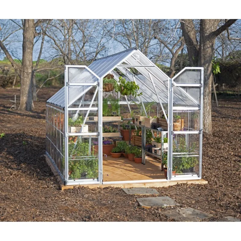 Canopia Balance Ibrida Serra Da Giardino in Policarbonato 367X244X229 cm Argento