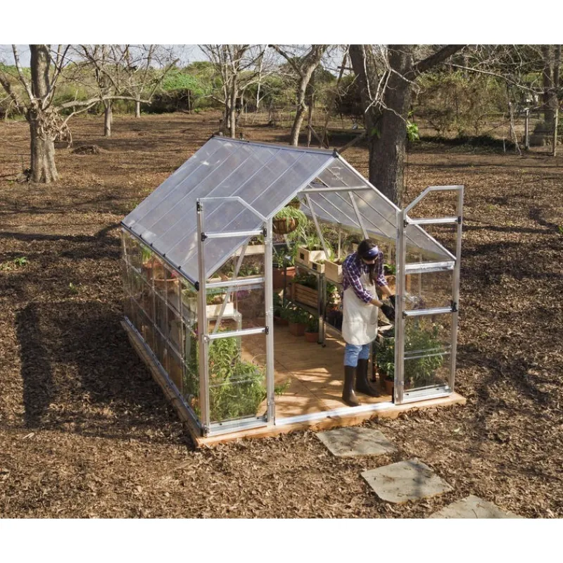 Canopia Balance Ibrida Serra Da Giardino in Policarbonato 367X244X229 cm Argento