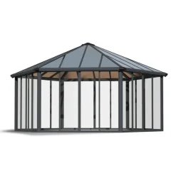 Canopia Garda Gazebo Chiuso in Alluminio 5.2X6 m