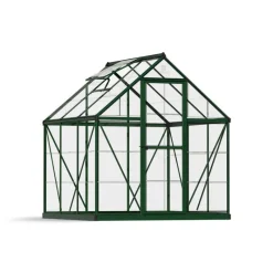 Canopia Harmony Trasparente Serra Da Giardino in Policarbonato 186X185X208 cm Verde