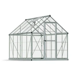 Canopia Harmony Trasparente Serra Da Giardino in Policarbonato 306X185X208 cm Argento