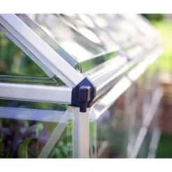 Canopia Harmony Trasparente Serra Da Giardino in Policarbonato 306X185X208 cm Argento