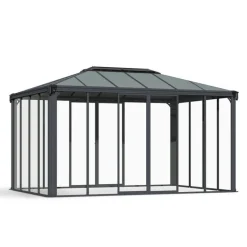 Canopia Ledro Gazebo Chiuso in Alluminio 3X4.3 m