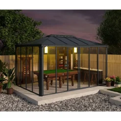 Canopia Ledro Gazebo Chiuso in Alluminio 3X4.3 m