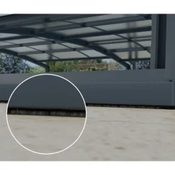 Canopia Majorca CoPertura Telescopica de Policarbonato & Alluminio Per Piscina 8X4 m